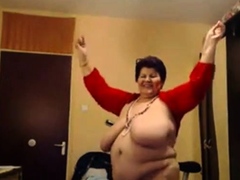 bbw granny dance