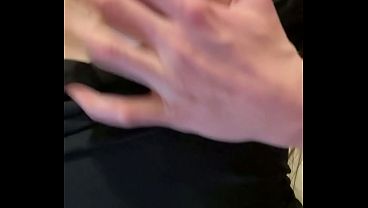 POV From Below: Pantyhose Facesitting Tease, Spitting on Small Tits &amp_ Soft Femdom JOI