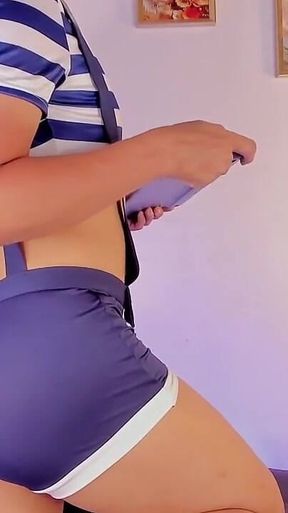 Ken Femboy Sailor, Shows His Bubble Ass