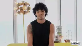 MEN - Blue-Eyed Newcomer Lucas Ellis Gets Fucked Deeply By Bearded Top Derek Reed