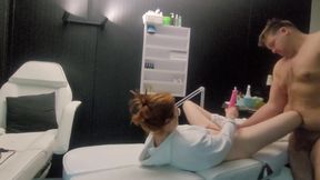 After the Massage, the Masseuse Decided She Wanted to Have Some Fun and Asked the Client to Help