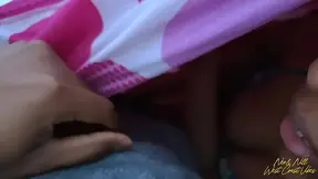 Sis wakes me up for a surprise creampie