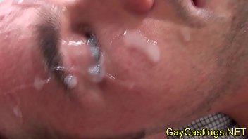 Gaycastings hot hunk drools on thick cock