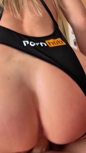 Her Big Juicy Ass is too Good to be true. And she loves to ride dick like a Slut   Clip 1