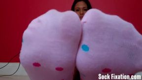 Smell my perfect white socks