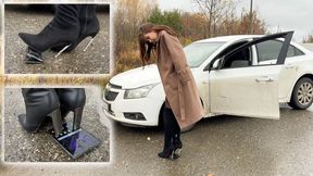 CRUSH Ellie Crush Phone in High heels