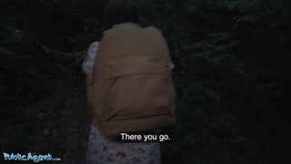Public Agent Hot Thief Marina Gold Fucked in the Woods