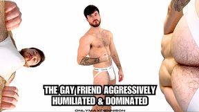 the gay friend aggressively humiliated & dominated