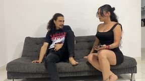 ¡pillado con las fotos de su madrastra! video completo