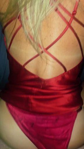 Satin fullback gets covered in cum during intense fuck session
