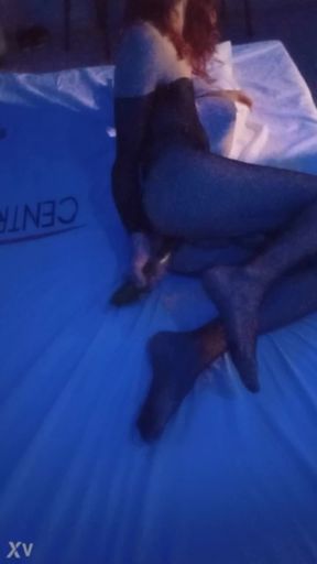 with a cucumber in my ass