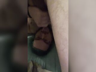 one more quick self facial cum on face