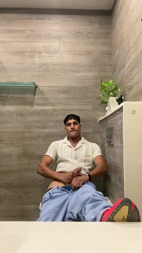 Top in Tha Washroom with Handjob