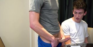 Passionate guys share the couch for nothing but sexual perversions