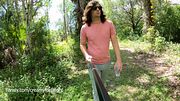 Going for a hike freeballing and pissing outdoors