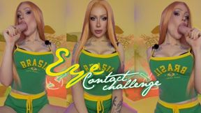 Eye Contact Challenge - JOI games - edging games - big tits - gym clothing - orgasm denial - gooner - gooning - blowjob - handjob - femdom pov - milf