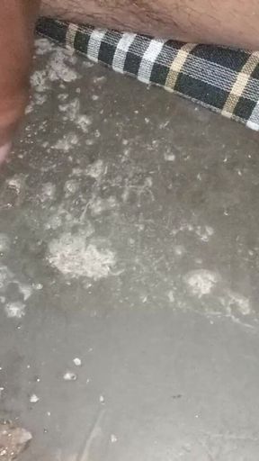 Indian Boy Black Dick Masturbate and Cum