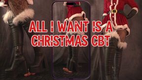 All I Want is a Christmas CBT in My KOI Thigh High Boots (Vertical Version) - TamyStarly - Cock Balls Crush Trample, Shoejob, Bootjob, CBT, Ballbusting, Trampling, Stomping