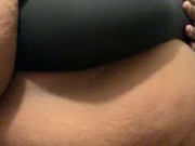 Bbw Tran boobs peek