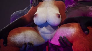 Furry Cowgirl sandwich 3D