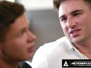 HETEROFLEXIBLE - Michael Boston Fucks Cheating Virgin Dylan Hayes With Raw Anal + Facial - PART 1