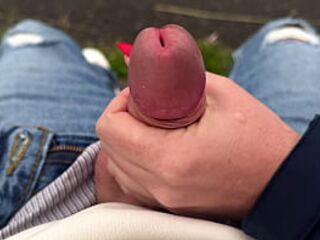 Started on a Bench, Ended at the Pier – No Regrets - Super risky public sloppy Handjob