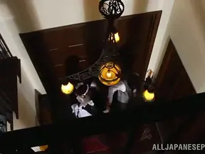 Sultry Japanese Temptress in Tight Nylon Seduces Solo Pleasure