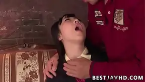 Japanese College Rin Aoki Takes on the Teacher's Big Stick in