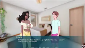 Pregnant girl seduces friend with hot 3D cartoon sex