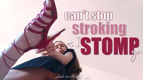 Can't Stop Stroking As I Stomp You (UPSKIRT FOOT HUMILIATION JOI) - Femdom POV Clip by Leda von Thrill - Mobile Version MP4 480p