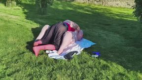 Jasmine_Dlight & Valentina Rosa & Red69Rose - Empress Concubine part 3 - Defilement of a princess outdoor threesome