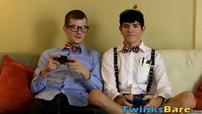 Jacobs willing ass bareback swallows Jaspers cock with ease