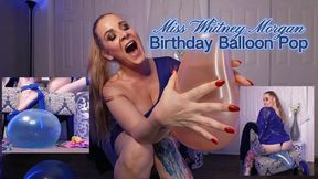 Miss Whitney Morgan Happy Birthday Balloon Pop - mp4
