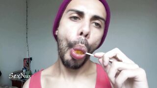 frolicking with a candy in my jaws