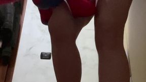 simulazione ballbusting con ginocchiate
