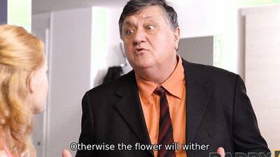 DADDY4K. Old man is prepared for hookup with his future daughter-in-law