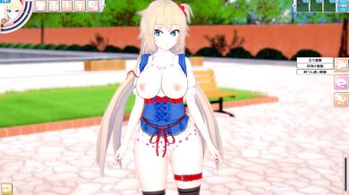 [Hentai Game Koikatsu! ]Have sex with Big tits Vtuber Akai Haato.3DCG Erotic Anime Video.