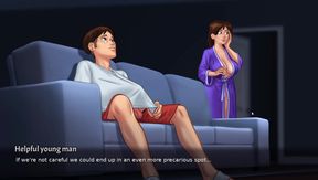step sister and anon make hot seen in summertime saga part