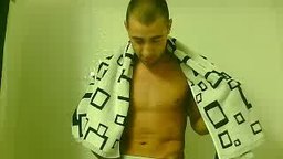 In the shower