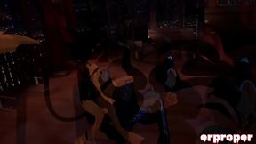 Vrchat two furries one beautiful night