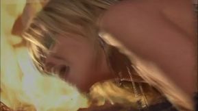 Rich tattooed bald guy fucks his blonde MILF whore