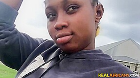 Thick Busty Nigerian College student 18+ Meets Fboy After Class!