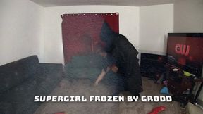 Supergirl is Frozen by Gorilla Grodd 05