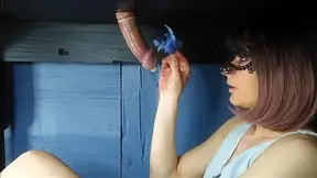 Cock Milking - Cum In Condom - Blowjob - Handjob