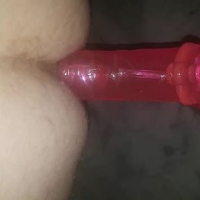 Virgin ass DILDOED