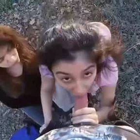 Desi girl blowjob in car