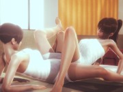 Scissoring After Shower
