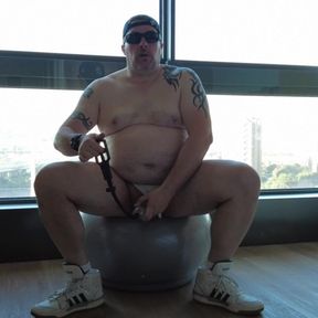 Almost Naked at the Gym