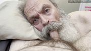 Moustache Grandpa Sucking Cock - Swallows Huge Load Straight Down His Gullet