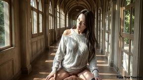 my chinese teacher wanted to feel my dick inside her(ai generated)